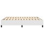 Bettgestell aus weißem Kunstleder, 160 x 200 cm von vidaXL, Betten und Lattenroste - Ref: Foro24-3121054, Preis: 131,37 €, Ra...