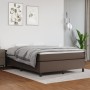 Estructura de cama de cuero sintético marrón 140x190 cm de vidaXL, Camas y somieres - Ref: Foro24-3121044, Precio: 135,34 €