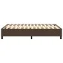 Brown synthetic leather bed frame 140x190 cm by vidaXL, Beds and slatted bases - Ref: Foro24-3121044, Price: 133,25 €, Discou...