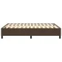 Estructura de cama de cuero sintético marrón 140x200 cm de vidaXL, Camas y somieres - Ref: Foro24-3121050, Precio: 119,79 €, ...