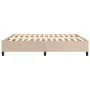 Estructura de cama de cuero sintético capuchino 160x200 cm de vidaXL, Camas y somieres - Ref: Foro24-3121058, Precio: 132,13 ...
