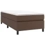 Estructura de cama cuero sintético marrón 80x200 cm de vidaXL, Camas y somieres - Ref: Foro24-3121014, Precio: 95,82 €, Descu...