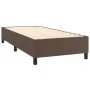 Estructura de cama cuero sintético marrón 80x200 cm de vidaXL, Camas y somieres - Ref: Foro24-3121014, Precio: 95,82 €, Descu...