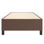 Brown synthetic leather bed frame 80x200 cm by vidaXL, Beds and slatted bases - Ref: Foro24-3121014, Price: 97,47 €, Discount: %