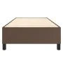 Estructura de cama cuero sintético marrón 80x200 cm de vidaXL, Camas y somieres - Ref: Foro24-3121014, Precio: 95,82 €, Descu...