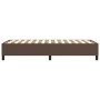 Brown synthetic leather bed frame 80x200 cm by vidaXL, Beds and slatted bases - Ref: Foro24-3121014, Price: 97,47 €, Discount: %