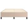 Bettgestell aus Cappuccino-Kunstleder, 140 x 190 cm von vidaXL, Betten und Lattenroste - Ref: Foro24-3121046, Preis: 131,99 €...