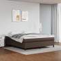 Brown synthetic leather bed frame 180x200 cm by vidaXL, Beds and slatted bases - Ref: Foro24-3121062, Price: 160,92 €, Discou...