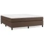 Estructura de cama de cuero sintético marrón 180x200 cm de vidaXL, Camas y somieres - Ref: Foro24-3121062, Precio: 158,12 €, ...