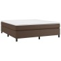 Brown synthetic leather bed frame 180x200 cm by vidaXL, Beds and slatted bases - Ref: Foro24-3121062, Price: 160,92 €, Discou...
