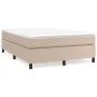 Cappuccino synthetic leather bed frame 140x200 cm by vidaXL, Beds and slatted bases - Ref: Foro24-3121052, Price: 113,34 €, D...