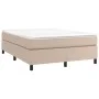Cappuccino synthetic leather bed frame 140x200 cm by vidaXL, Beds and slatted bases - Ref: Foro24-3121052, Price: 113,34 €, D...