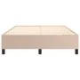 Cappuccino synthetic leather bed frame 140x200 cm by vidaXL, Beds and slatted bases - Ref: Foro24-3121052, Price: 113,34 €, D...