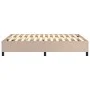 Cappuccino synthetic leather bed frame 140x200 cm by vidaXL, Beds and slatted bases - Ref: Foro24-3121052, Price: 113,34 €, D...
