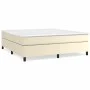 Cream synthetic leather bed frame 180x200 cm by vidaXL, Beds and slatted bases - Ref: Foro24-3121061, Price: 131,72 €, Discou...