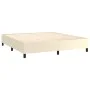 Cream synthetic leather bed frame 180x200 cm by vidaXL, Beds and slatted bases - Ref: Foro24-3121061, Price: 131,72 €, Discou...