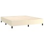 Estructura de cama de cuero sintético crema 180x200 cm de vidaXL, Camas y somieres - Ref: Foro24-3121061, Precio: 133,55 €, D...