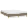 Taupegrauer Bettrahmen aus Stoff, 140 x 190 cm von vidaXL, Betten und Lattenroste - Ref: Foro24-346814, Preis: 116,41 €, Raba...