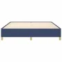 Blue fabric bed frame 160x200 cm by vidaXL, Beds and slatted bases - Ref: Foro24-347179, Price: 129,26 €, Discount: %