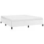 Bettgestell aus weißem Kunstleder, 160 x 200 cm von vidaXL, Betten und Lattenroste - Ref: Foro24-347258, Preis: 130,61 €, Rab...