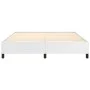Bettgestell aus weißem Kunstleder, 160 x 200 cm von vidaXL, Betten und Lattenroste - Ref: Foro24-347258, Preis: 130,61 €, Rab...
