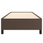 Brown synthetic leather bed frame 80x200 cm by vidaXL, Beds and slatted bases - Ref: Foro24-347218, Price: 97,47 €, Discount: %