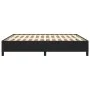 Estructura de cama de cuero sintético negro 160x200 cm de vidaXL, Camas y somieres - Ref: Foro24-347257, Precio: 126,29 €, De...
