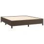Brown synthetic leather bed frame 180x200 cm by vidaXL, Beds and slatted bases - Ref: Foro24-347266, Price: 158,12 €, Discoun...