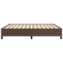 Brown synthetic leather bed frame 180x200 cm by vidaXL, Beds and slatted bases - Ref: Foro24-347266, Price: 160,92 €, Discoun...