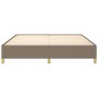 Taupe gray fabric bed frame 160x200 cm by vidaXL, Beds and slatted bases - Ref: Foro24-347177, Price: 157,70 €, Discount: %