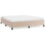 Estructura de cama de cuero sintético capuchino 180x200 cm de vidaXL, Camas y somieres - Ref: Foro24-347268, Precio: 162,96 €...