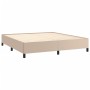 Cappuccino synthetic leather bed frame 180x200 cm by vidaXL, Beds and slatted bases - Ref: Foro24-347268, Price: 166,15 €, Di...