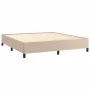 Estructura de cama de cuero sintético capuchino 180x200 cm de vidaXL, Camas y somieres - Ref: Foro24-347268, Precio: 162,96 €...