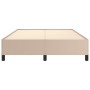 Cappuccino synthetic leather bed frame 140x190 cm by vidaXL, Beds and slatted bases - Ref: Foro24-347250, Price: 131,99 €, Di...