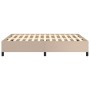 Cappuccino synthetic leather bed frame 140x190 cm by vidaXL, Beds and slatted bases - Ref: Foro24-347250, Price: 131,99 €, Di...