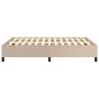 Cappuccino synthetic leather bed frame 140x190 cm by vidaXL, Beds and slatted bases - Ref: Foro24-347250, Price: 126,32 €, Di...
