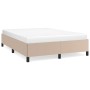 Bettgestell aus Cappuccino-Kunstleder, 140 x 200 cm von vidaXL, Betten und Lattenroste - Ref: Foro24-347256, Preis: 114,95 €,...