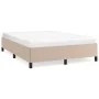 Bettgestell aus Cappuccino-Kunstleder, 140 x 200 cm von vidaXL, Betten und Lattenroste - Ref: Foro24-347256, Preis: 113,34 €,...