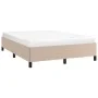 Estructura de cama de cuero sintético capuchino 140x200 cm de vidaXL, Camas y somieres - Ref: Foro24-347256, Precio: 113,34 €...