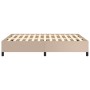 Bettgestell aus Cappuccino-Kunstleder, 140 x 200 cm von vidaXL, Betten und Lattenroste - Ref: Foro24-347256, Preis: 114,95 €,...