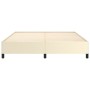 Cream synthetic leather bed frame 180x200 cm by vidaXL, Beds and slatted bases - Ref: Foro24-347265, Price: 133,55 €, Discoun...