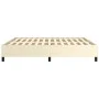 Estructura de cama de cuero sintético crema 180x200 cm de vidaXL, Camas y somieres - Ref: Foro24-347265, Precio: 131,47 €, De...