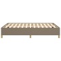 Taupe gray fabric bed frame 140x190 cm by vidaXL, Beds and slatted bases - Ref: Foro24-347161, Price: 135,58 €, Discount: %