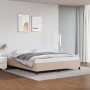 Estructura de cama de cuero sintético capuchino 160x200 cm de vidaXL, Camas y somieres - Ref: Foro24-347262, Precio: 134,19 €...