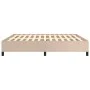 Cappuccino synthetic leather bed frame 160x200 cm by vidaXL, Beds and slatted bases - Ref: Foro24-347262, Price: 132,13 €, Di...