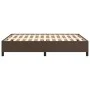 Brown synthetic leather bed frame 140x200 cm by vidaXL, Beds and slatted bases - Ref: Foro24-347254, Price: 119,91 €, Discoun...