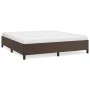 Braunes Kunstlederbettgestell 160x200 cm von vidaXL, Betten und Lattenroste - Ref: Foro24-347260, Preis: 150,37 €, Rabatt: %