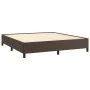 Braunes Kunstlederbettgestell 160x200 cm von vidaXL, Betten und Lattenroste - Ref: Foro24-347260, Preis: 150,37 €, Rabatt: %