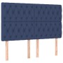 Boxspringbett mit blauer Stoffmatratze 160x200 cm von vidaXL, Betten und Lattenroste - Ref: Foro24-3128779, Preis: 606,44 €, ...