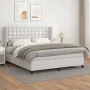 Boxspringbett mit weißer Kunstledermatratze 160x200 cm von vidaXL, Betten und Lattenroste - Ref: Foro24-3129040, Preis: 591,5...